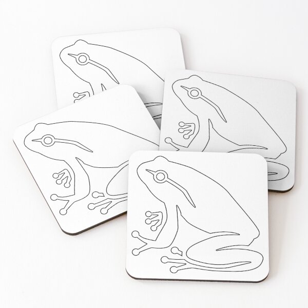 Item preview, Plain Frog Stencil designed and sold by StencilGifts.