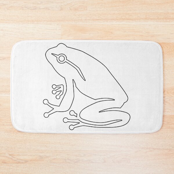 Item preview, Plain Frog Stencil designed and sold by StencilGifts.
