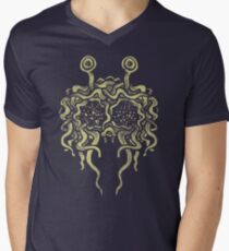 Flying Spaghetti Monster (pasta) Men's V-Neck T-Shirt