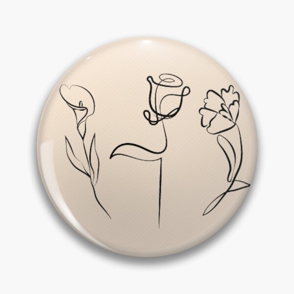 Item preview, One Line Flowers designed and sold by twong6677.