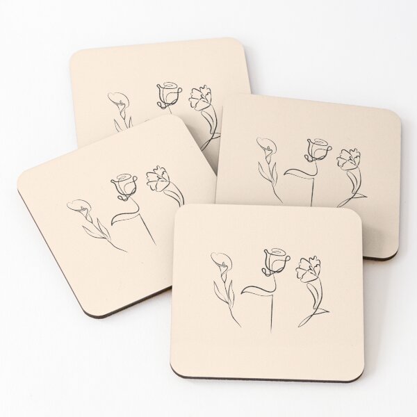 Item preview, One Line Flowers designed and sold by twong6677.