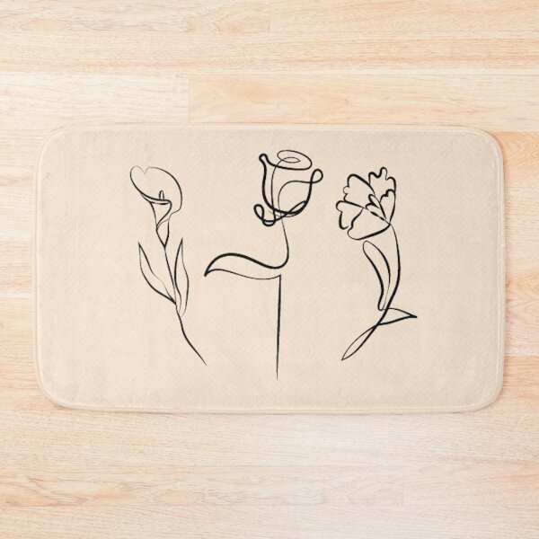 Item preview, One Line Flowers designed and sold by twong6677.