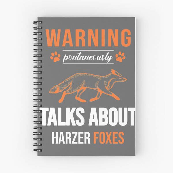 Item preview, WARNING SPONTANEOUSLY TALKS ABOUT HARZER FOXES WHITE designed and sold by keemo2o.