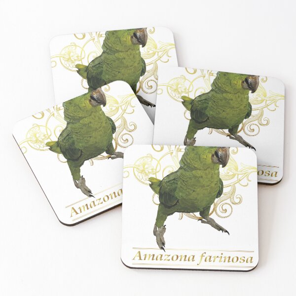 Item preview, blue-crowned parrot designed and sold by obscurite.
