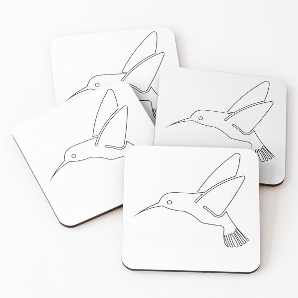 Item preview, Plain Humming Bird Stencil designed and sold by StencilGifts.