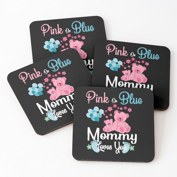 Artikelvorschau, Rosa oder blaue Mama liebt dich entworfen und verkauft von Artsy Aura ⭐⭐⭐⭐⭐ .