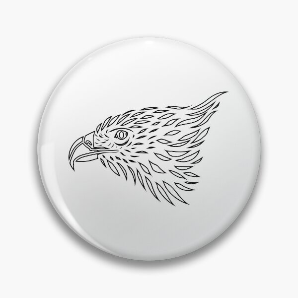Item preview, Plain Eagle Bird Stencil designed and sold by StencilGifts.