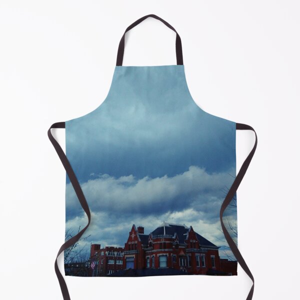 Item preview, Red Brick Mansion in Lafayette Indiana Under A Cloudy Sky with Bare Trees designed and sold by Mothe3rd.