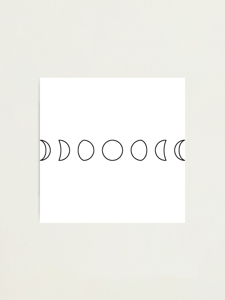 Plain Moon Phases Stencil
