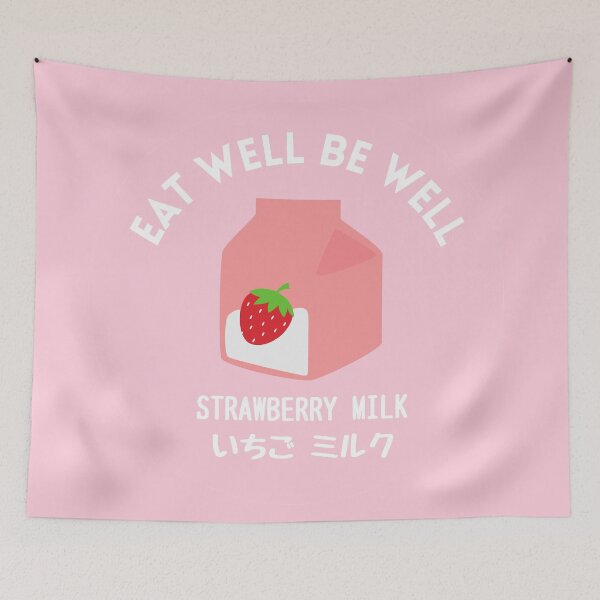 Item preview, Pink Strawberry Milk Carton Japanese Food Snack Drink designed and sold by zion-11.