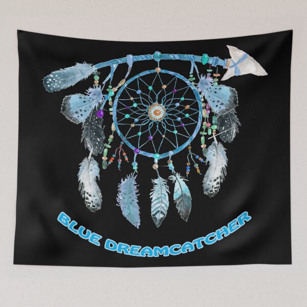Item preview, Blue dream catcher designed and sold by Astralia.