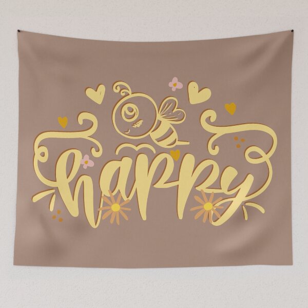 Item preview,  Bee Happy - Cute Wholesome Bee !! designed and sold by SoffyLee586.