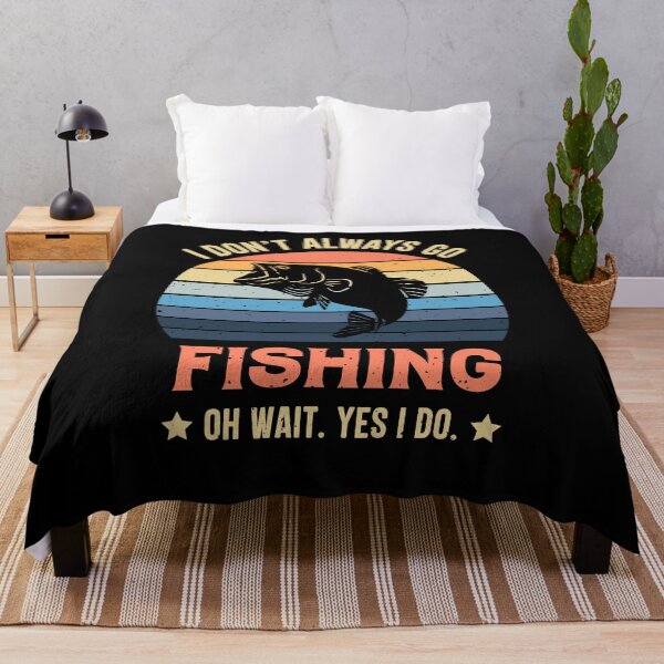 Item preview, I Don't Always Go Fishing Oh Wait Yes I Do Retro Vintage designed and sold by RedQuality.