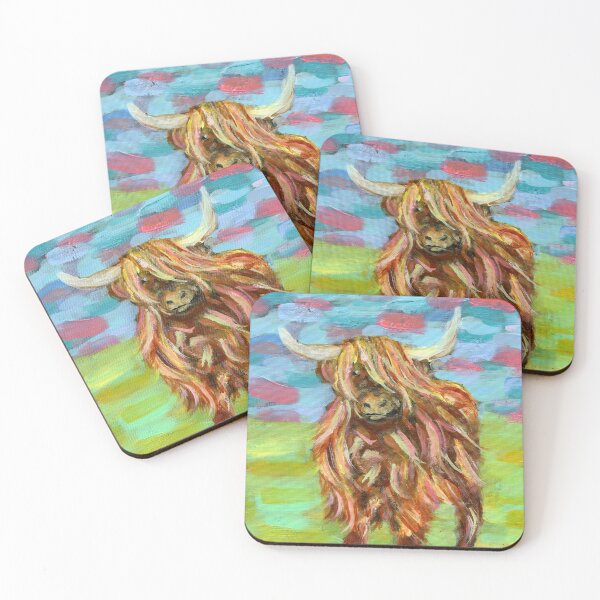 Item preview, Bright Yak painting designed and sold by MyraLynneArt.