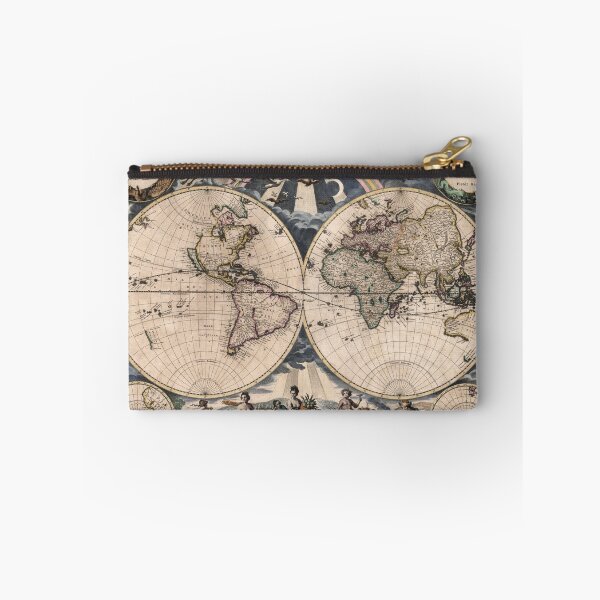 Item preview, Pieter Goos World Map 17th designed and sold by ganje.