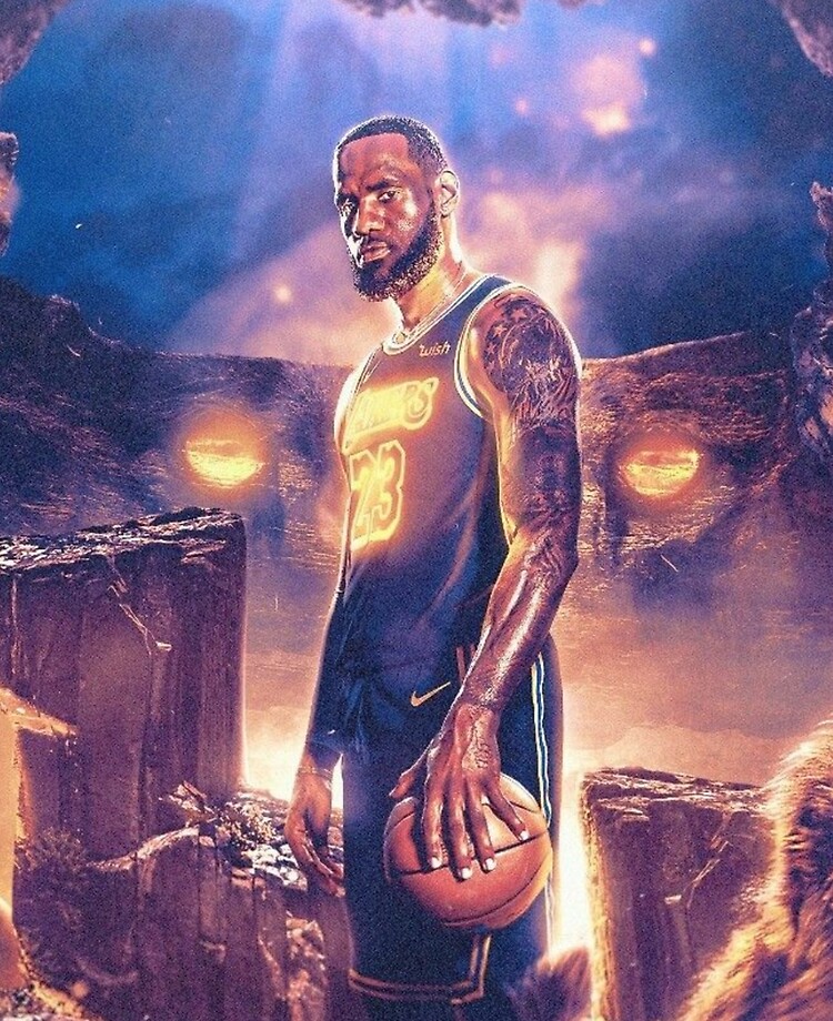 Lebron James Wallpaper iPad Cases & Skins for Sale