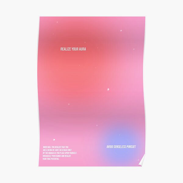 REALIZE YOUR AURA Poster
