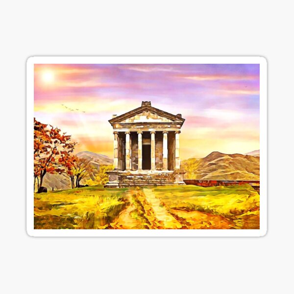 Temple of Garni  Գառնիի տաճար Sticker