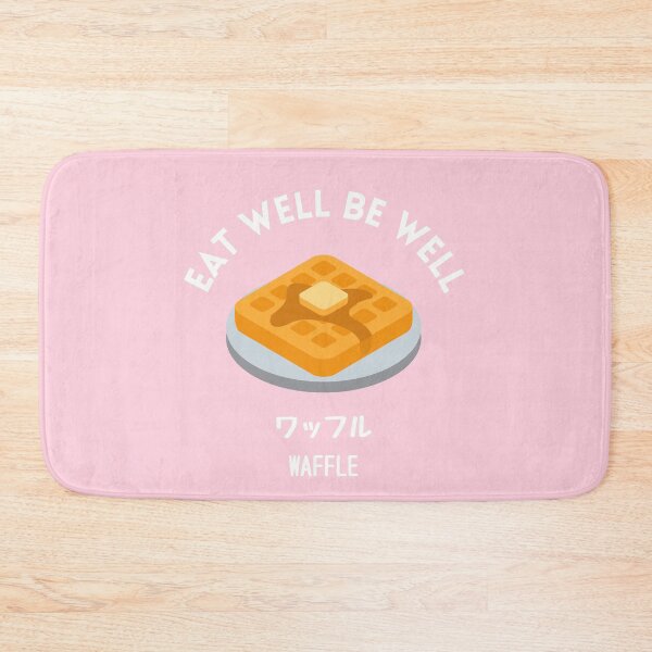 Item preview, Pastel Pink Waffle Pancake Japanese Food Sweet Snack  designed and sold by zion-11.