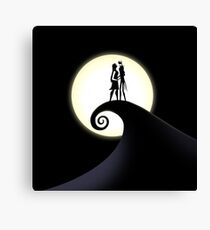 Jack Skellington & Sally Canvas Print