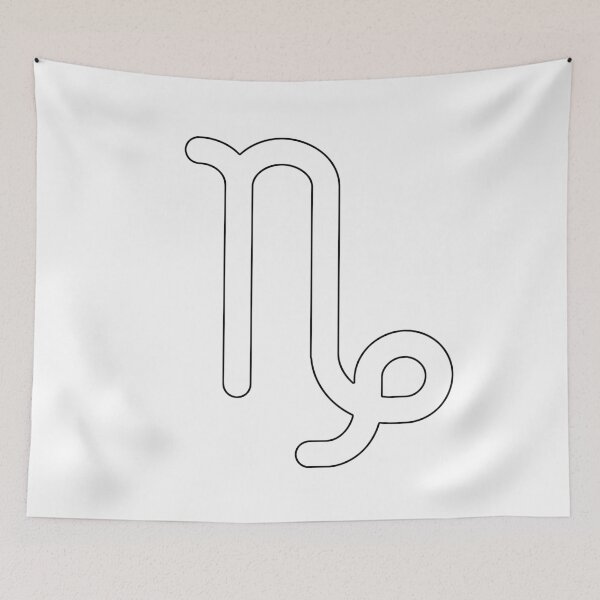 Item preview, Plain Capricorn Stencil designed and sold by StencilGifts.