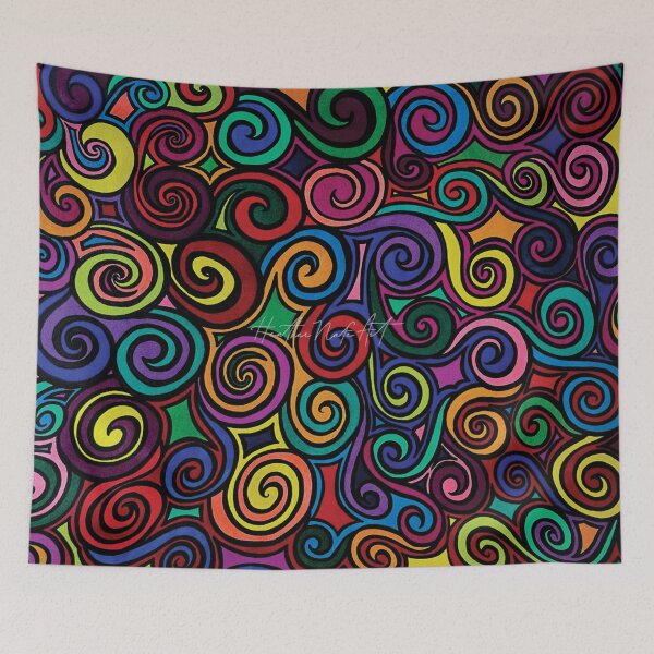 Item preview, Permanent Marker Swirls designed and sold by HeatherNafeArt.
