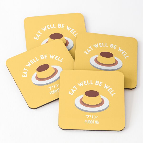 Item preview, Yellow Pudding Japanese Cafe Food Sweet Snack Dessert designed and sold by zion-11.