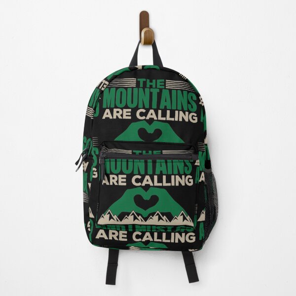 Item preview, Mountains Are Calling And I Must Go | Love Hiking And Camping designed and sold by GravitiTees.