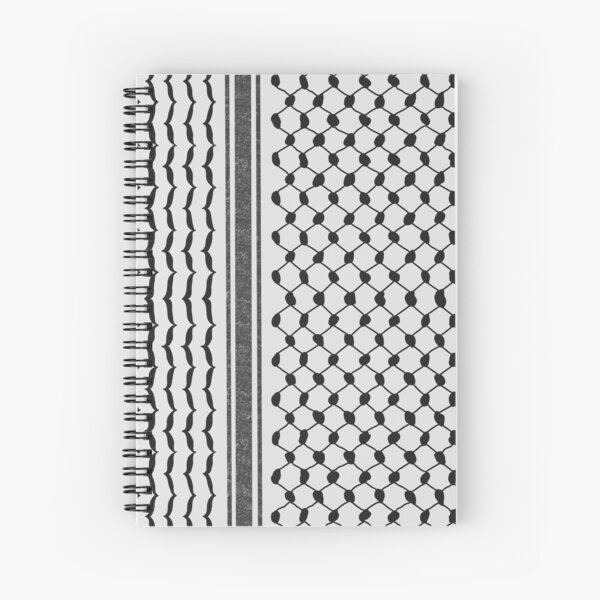 Palestinian Keffiyeh - كوفية فلسطينية  Spiral Notebook for Sale