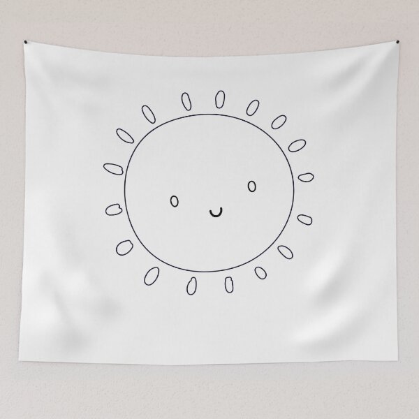 Item preview,  Plain Fun Happy Sun Stencil designed and sold by StencilGifts.