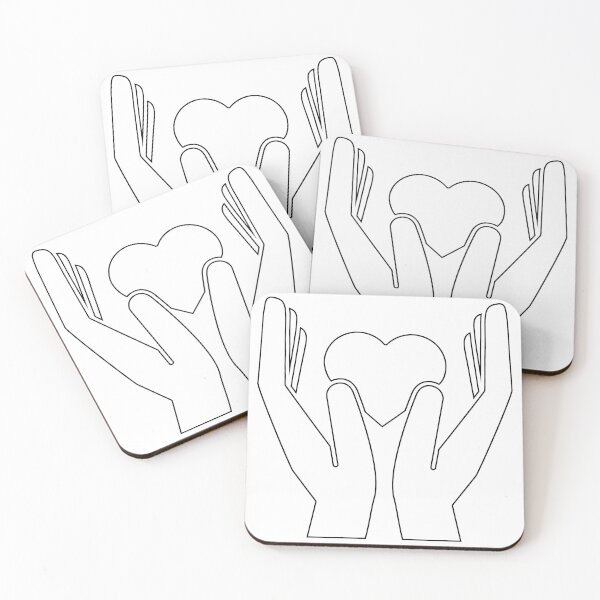 Item preview, Plain Hands of Love Stencil designed and sold by StencilGifts.