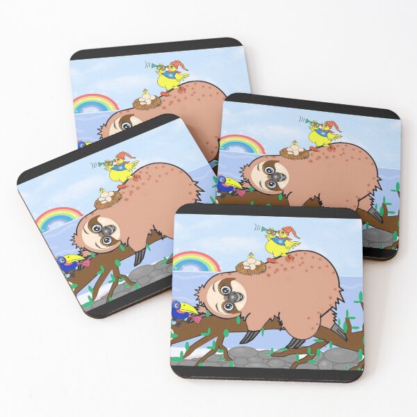 Item preview, Have a nice day - sloth , chicken , bird designed and sold by Shirley cute art .
