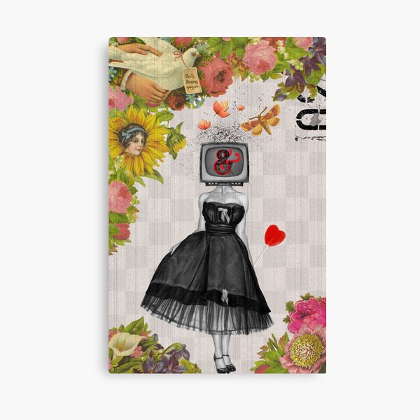 Retro Collection -- Candy Girl Canvas Print