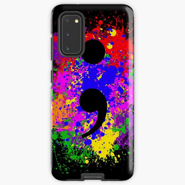 Semicolon Paint Splatter Samsung Galaxy Tough Case