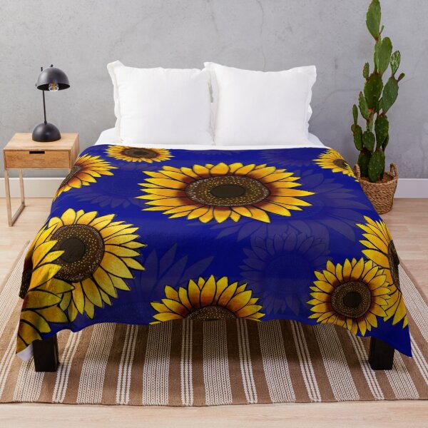 Item preview, Blue Sunflowers designed and sold by Bestagon.