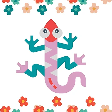Artwork thumbnail, Spring Burst Lizard by TIPJ