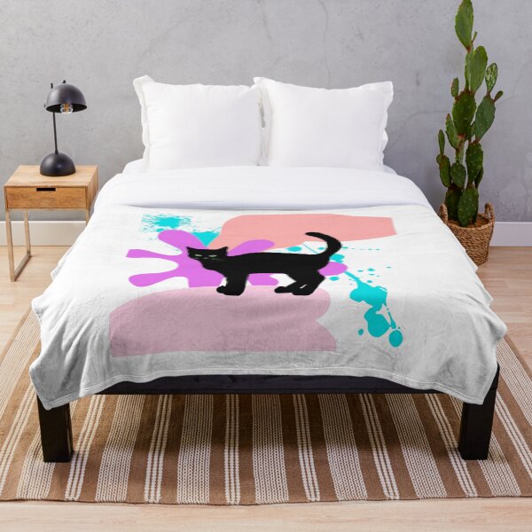 Item preview, Angry cat colorful spot background designed and sold by Makicalgui.