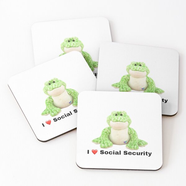 Item preview, I heart social security webkinz frog designed and sold by dyslsexyia.