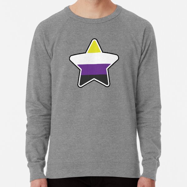 Non-Binary Star Lightweight Sweatshirt