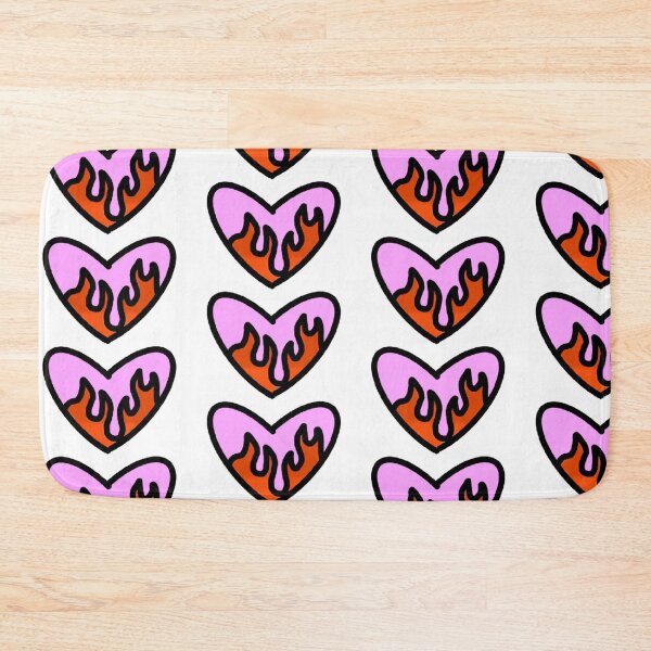 Item preview, Light magenta fire heart designed and sold by cutedesigns0.