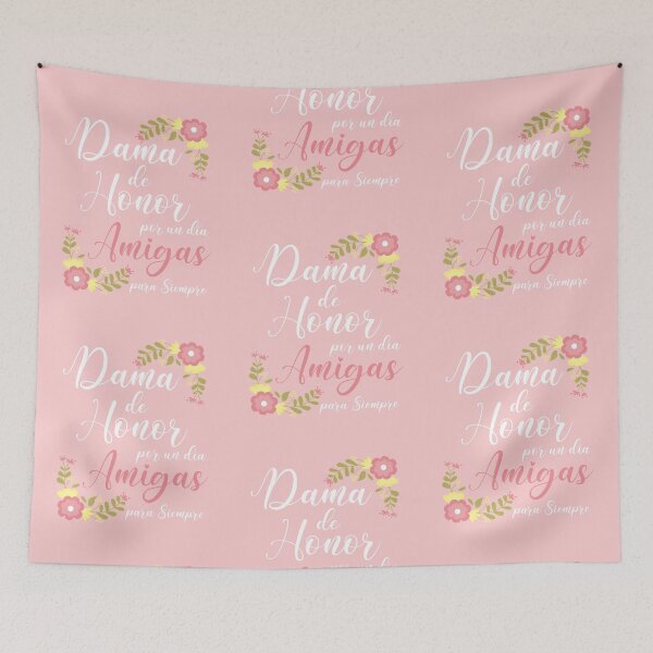 Item preview, Dama de Honor por un dia Amigas para Siempre (Disponible tambien con tipografia en negro) designed and sold by InkItStudio.