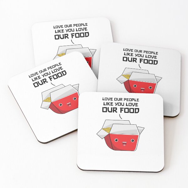 Item preview, Love Our People Like You Love Our Food Stop Asian Hate designed and sold by RedQuality.