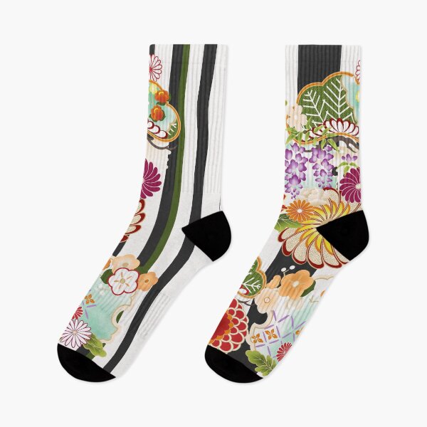 Item preview, Fall Kimono - a stunning inspired kimono design print wonderful for dresses and shirts to add Japanese flair to your wardrobe designed and sold by SamInJapan.