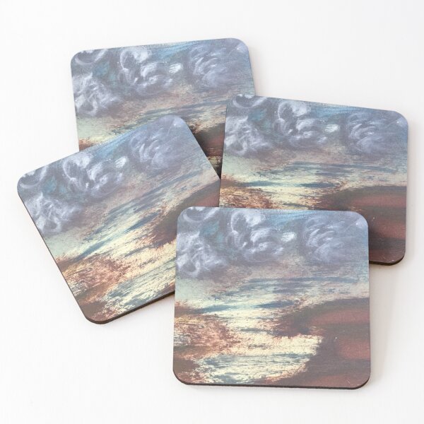 Item preview, Midnight Waves Hand Painted Oil Paint Painting designed and sold by UncleStuScience.