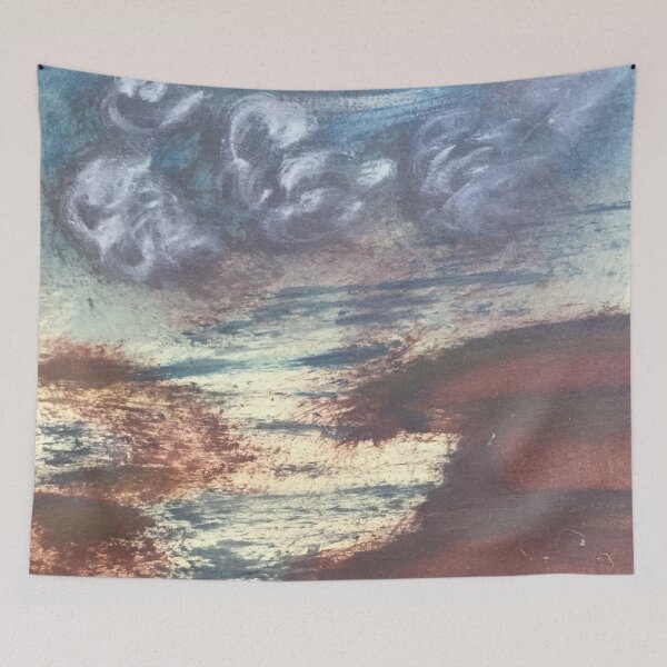 Item preview, Midnight Waves Hand Painted Oil Paint Painting designed and sold by UncleStuScience.