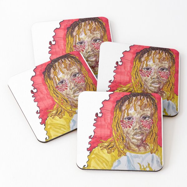 Item preview, "red hawt" girl illustration designed and sold by vibeyblackart.