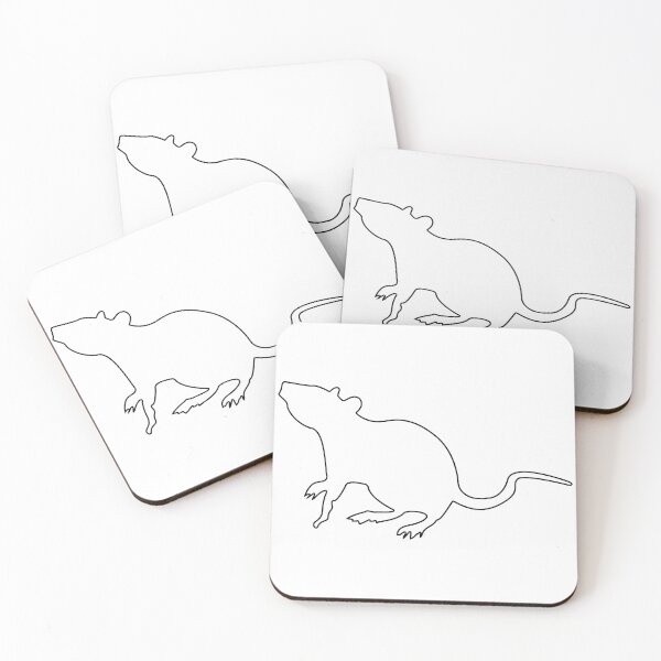 Item preview, Plain Rat Stencil designed and sold by StencilGifts.