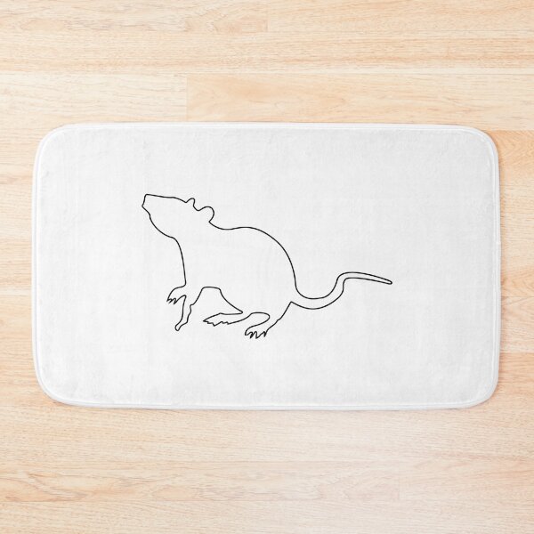 Item preview, Plain Rat Stencil designed and sold by StencilGifts.