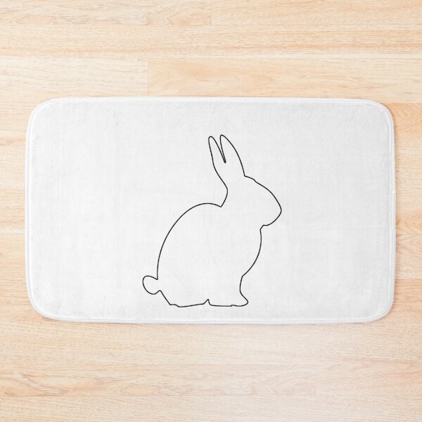 Item preview, Plain Rabbit Stencil designed and sold by StencilGifts.