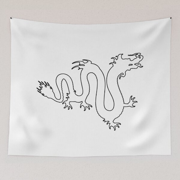 Item preview, Plain Dragon Stencil designed and sold by StencilGifts.